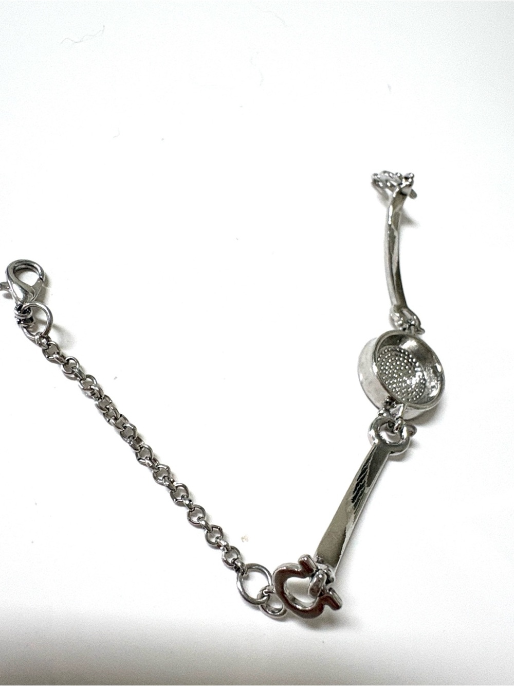 Silver-Tone Zodiac Leo Bracelet with Black Dial Crystal Embellishments S/XS - Picture 7 of 8